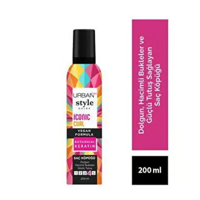 Urban Care Style Guide Saç Köpüğü Iconic Curl 200 ml