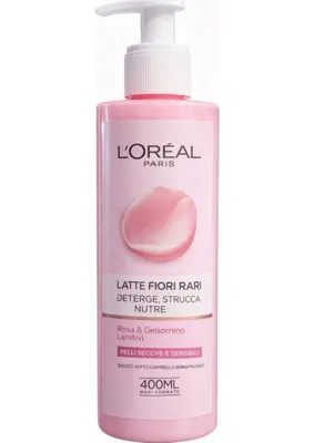 Str Store L’oréal Paris Değerli Çiçekler Temizleme Sütü Kuru ve Hassas Ciltler (400 Ml)