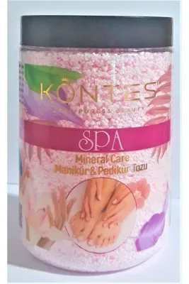Kontes Spa Mineral Care Manikür Pedikür Tozu Pink 500gr