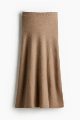 H&M Triko Kloş Etek
