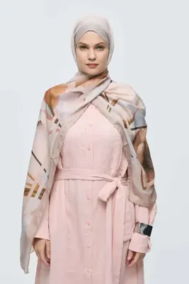 Modakaşmir Eylül Desen Bambu Şal