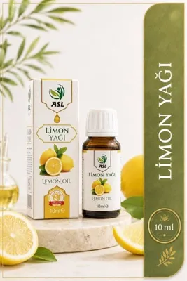 Genel Markalar Limon Yağı 10 ml | %100 Doğal Limon Uçucu Yağı | Distilasyon Yöntemi | Aromaterapi, Masaj, Cilt ve Saç Bakım Yağı | Katkısız