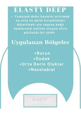 Douxtouche Elasty Deep Çapraz Bağlı Hyarluronic Asit 2x1