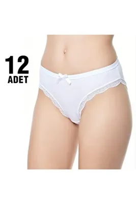 Tutku 12'li Paçası Dantelli Külot