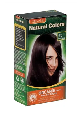 Organic Natural Colors Natural Colors 5d Açık Kestane Organik Saç Boyası