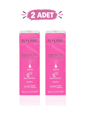 Rosemix 370 - - Doğal Sprey Gülsuyu 150 Ml - 2 Adetlik - Csmo-tex - Set Ürün