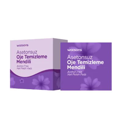 Watsons Oje Çikarici Mendil 10 Adet