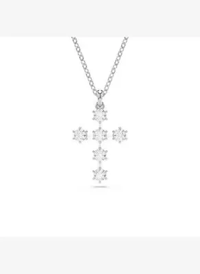 Swarovski 5675576 Swarovski Kolye insigne:Pend Cross_Constella Whi/Rhs