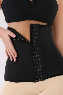 zerotex Askısız Latex Korse 3 Kademeli Toparlayıcı Bel Ve Göbek İnceltici