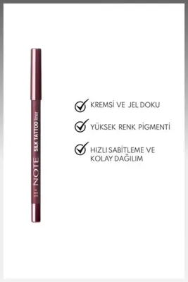 NOTEKHOME Note Silk Tattoo Liner Göz Kalemi 04 Deep Wine