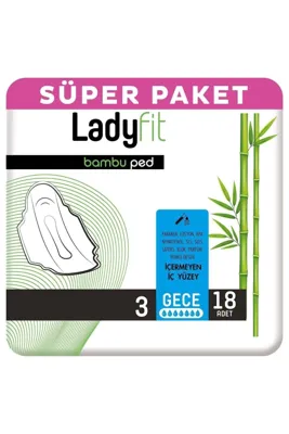 Lady Fit Ladyfit Bambu Ped Mega Uzun 40 Ped