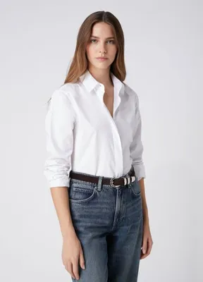 Beymen Club Kırık Beyaz Klasik Oxford Gömlek
