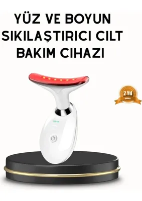 Hace Bazaar Boyun ve Gıdı Toparlayıcı Ems Cilt Sıkılaştırıcı 7000 Titreşim Isı Terapisi