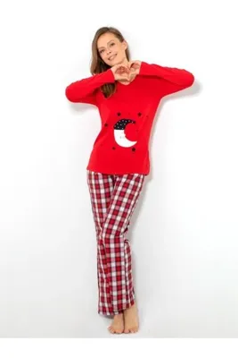 Doremi Kadın Kırmızı Pijama Takımı