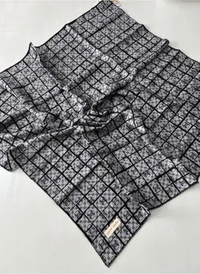Pierre Cardin Gri Kadın Kareli Eşarp 9000438972