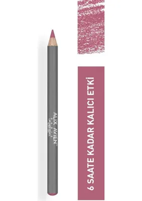 Alix Avien Uzun Süre Kalıcı Dağılma Yapmayan Nemlendirici Dudak Kalemi Lipliner Pencil Dusty Red