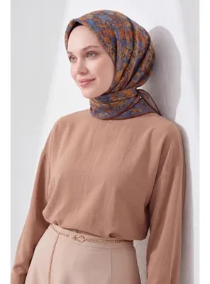 Silk Home Soft Eşarp Autumn Bloom Hardal