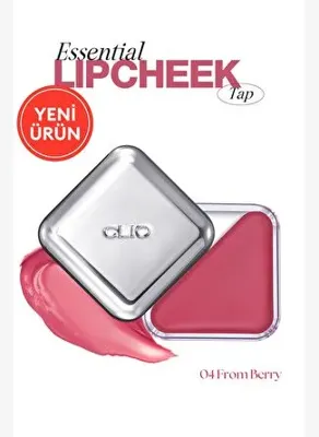 CLIO Dudak ve Yanak Renklendirici Parlak Balm CLIO Essential Lipcheek Tap (04 From Berry)