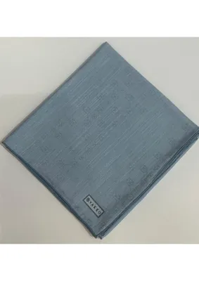 Vakko Monogram Pamuk Ipek Eşarp 3000655-AÇIK Yeşil