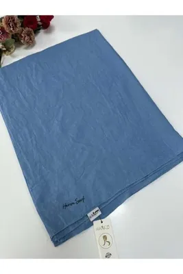 HAREM SCARF Harem Brista Koton Şal Açık Mavi HVH0321