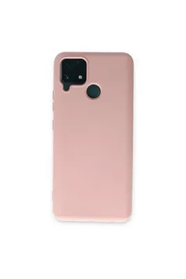 YUZEM Realme C15 Kılıf Nano içi Kadife Silikon - Pudra