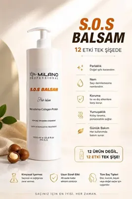 TRN MİLANO S.o.s Balsam 1000 ml