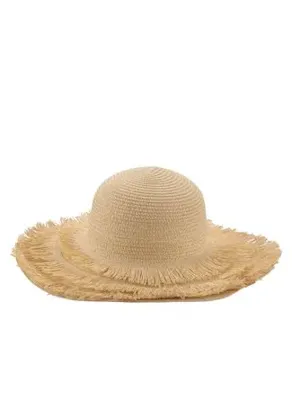 Nordbron Bej Kadın Düz Örgü Şapka Quinn Straw Hat
