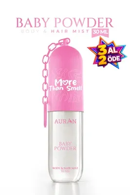 AURAN Vanillian Dreams Vücut & Saç Spreyi Besleyici ve Onarıcı Saç Parfümü Anahtarlıklı Vücut Parfümü Charm Body & Hair Mist Spray 30ml