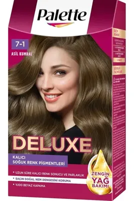 Zeus Lojistik Palette Deluxe 7-1 Küllü Kumral Saç Boyası