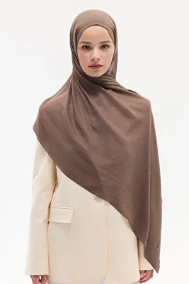 cs camellia scarf Comfort Cotton Şal - Vizon