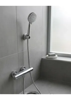 İlkyaz Fashion If Krem Duş Başlığı Seti 4 Kademeli El Duşu Spiral Hortumlu Banyo Seti
