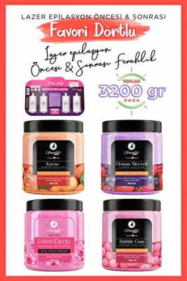 Smoothly Favori Vücut Peelingi Batık & Çilek Bacak Onarıcı 4 X 800g + 4lü Karınca Yumurtası Yağ