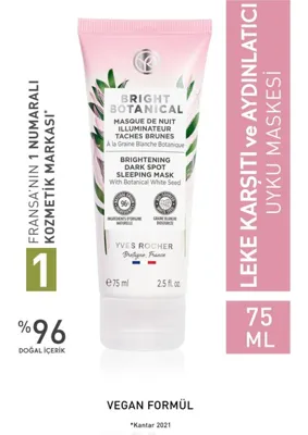 Yves Rocher Leke Ve Kırışık Karşıtı Bitkisel Kompleks Bakım Bright Botanical-vitamin C-uyku Maskesi-75ml