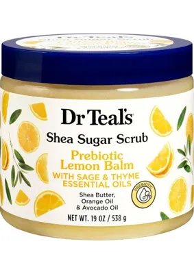 Dr Teals Dr.teals Prebiotic Lemon Balm Shea Sugar Scrub Vücut Peelingi 538gr