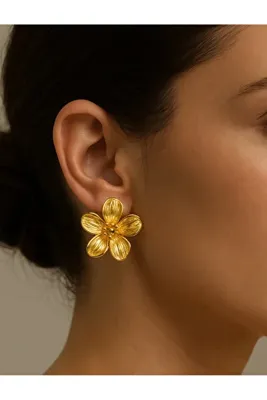 MRK Kadın Flower Çiçek Küpe