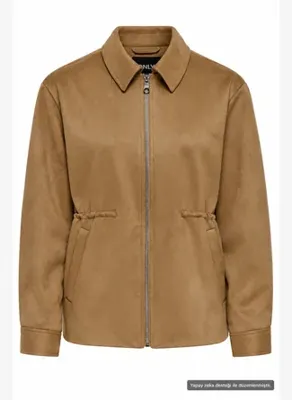 ONLY KADIN ONLDIANE FAUX SUEDE KAHVERENGİ CEKET - 15374174