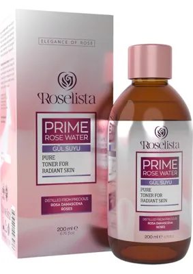 Roselista Rosa Damascena Distile Gül Suyu 200 ml – Doğal Yüz Toniği