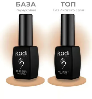 anil gel polish Kodi Top coat 12ml ; Kodi Rubber Base coat 12 ml ; 2”li set