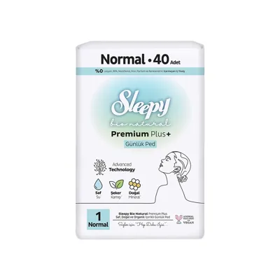 Sleepy Bio Günlük (Boy 1) Süper Normal Ped 40'lı