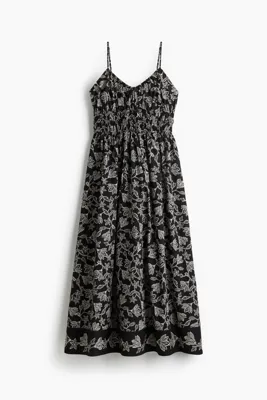 H&M Pamuklu ve Askılı Elbise