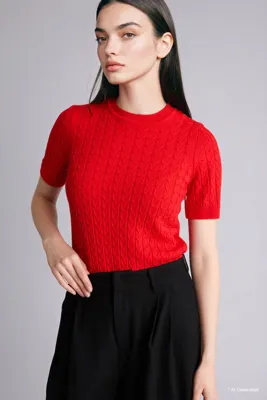 Defacto Regular Fit Kısa Kollu Kazak D3306AX26SP