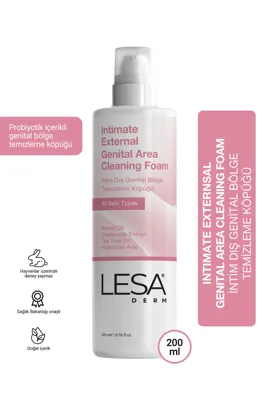 Lesaderm İntim Dış Genital Bölge Temizleme Köpüğü , PH Dengeli, Arındırıcı Hassas Bakım 200ml