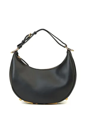 Fendi graphy Small Siyah Kadın Deri Hobo