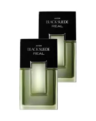 AVON Black Suede Leather Erkek Parfüm Edt 75 ml 2'li Set 5050000104371