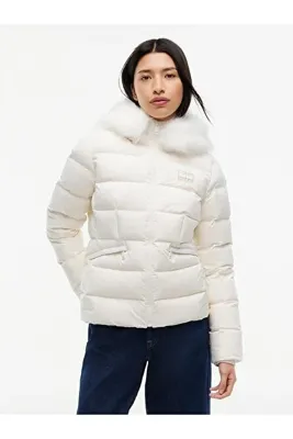 Tommy Hilfiger TJW SLIM HOOD PUFFER DOWN EXT
