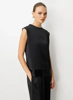 Mizalle Siyah Kadın Bluz M1MZ1030100062