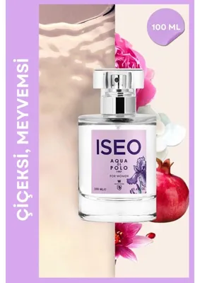 aqua di polo 1987 Iseo EDP Kadın Parfüm 100 ml | Meyveli, Çiçeksi | Nar, Lotus, Manolya, Şakayık, Amber, Misk