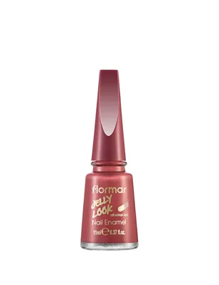 Flormar Jelly Look Yüksek Pigmentli & Parlak Bitişli Jel Görünümlü Oje JL06 Amaranth
