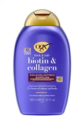 OGX Dolgunlaştırıcı Biotin & Collagen Şampuan 385 ml