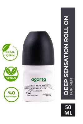 Agarta Ter Kokusu Önleyici 24 Saat Etkili Beyazlatıcı Erkek Patchoulı Deep Sensatıon Roll-on 50 ml